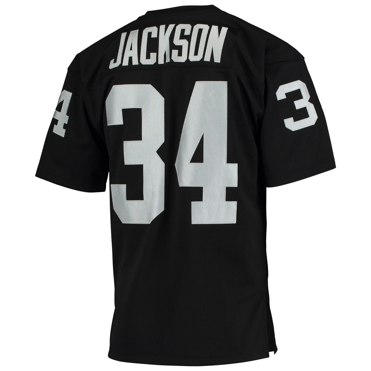Las Vegas Raiders 1990 Bo Jackson Black Authentic Throwback Retired Player Jersey product image 4, provided for visual