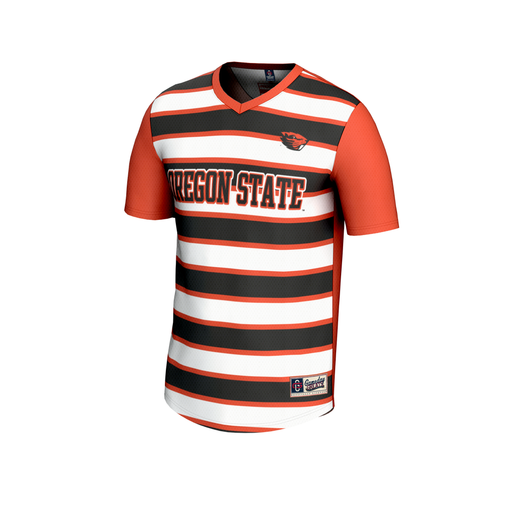 Oregon State Beavers Collegiate Soccer NIL Pick-A-Player Fashion Jersey - Orange/Black product image 3, provided for visual