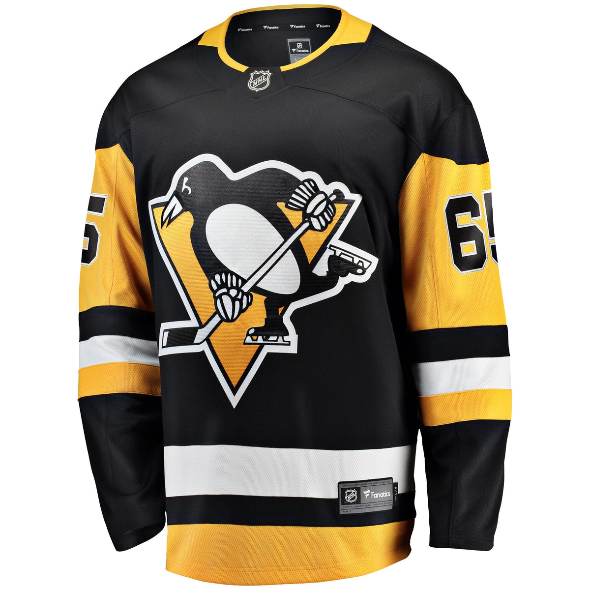 Pittsburgh Penguins Erik Karlsson Black Home Breakaway Jersey product image 3, provided for visual reference and product