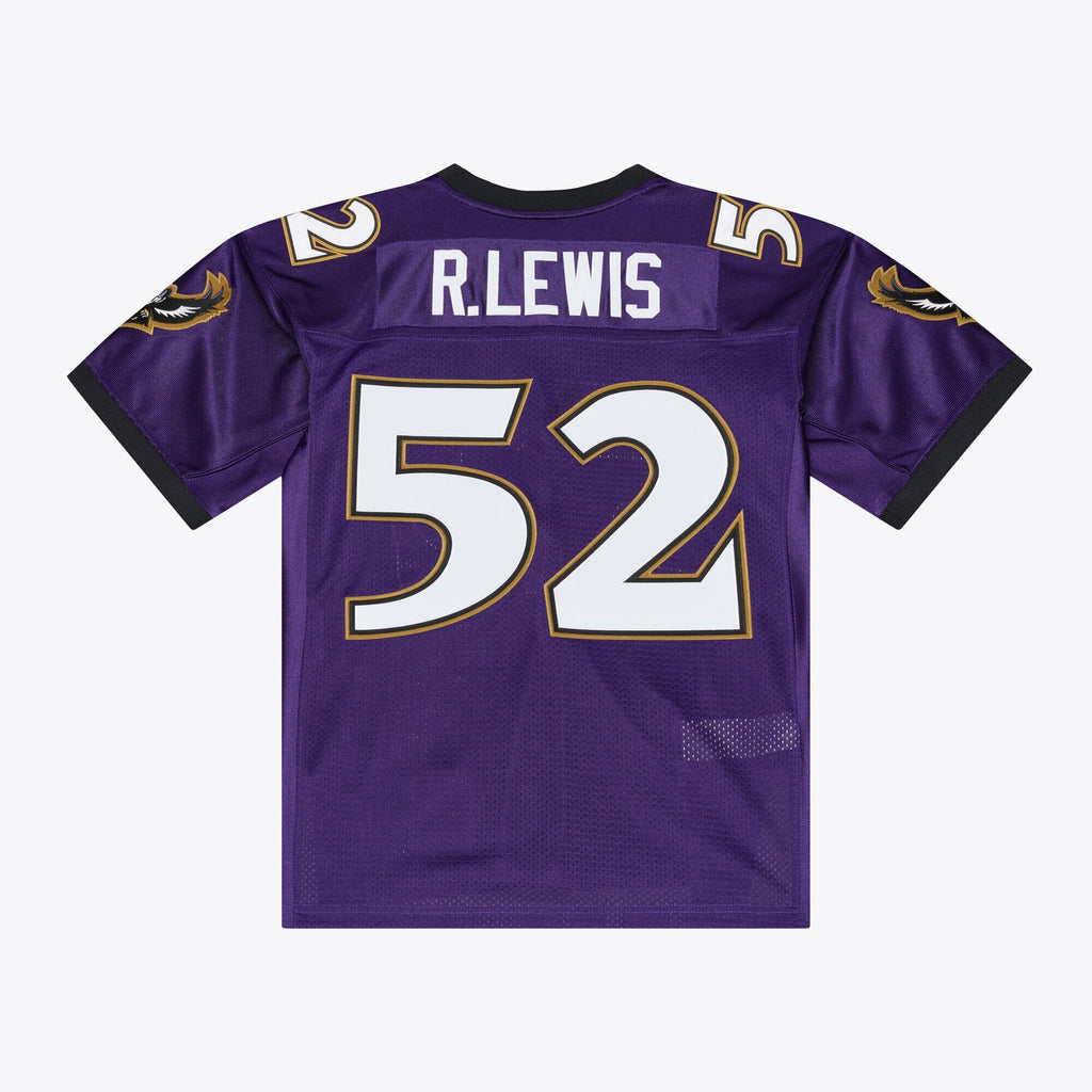 Baltimore Ravens Ray Lewis Purple 1996 Authentic Throwback Jersey product image 4, provided for visual reference and product