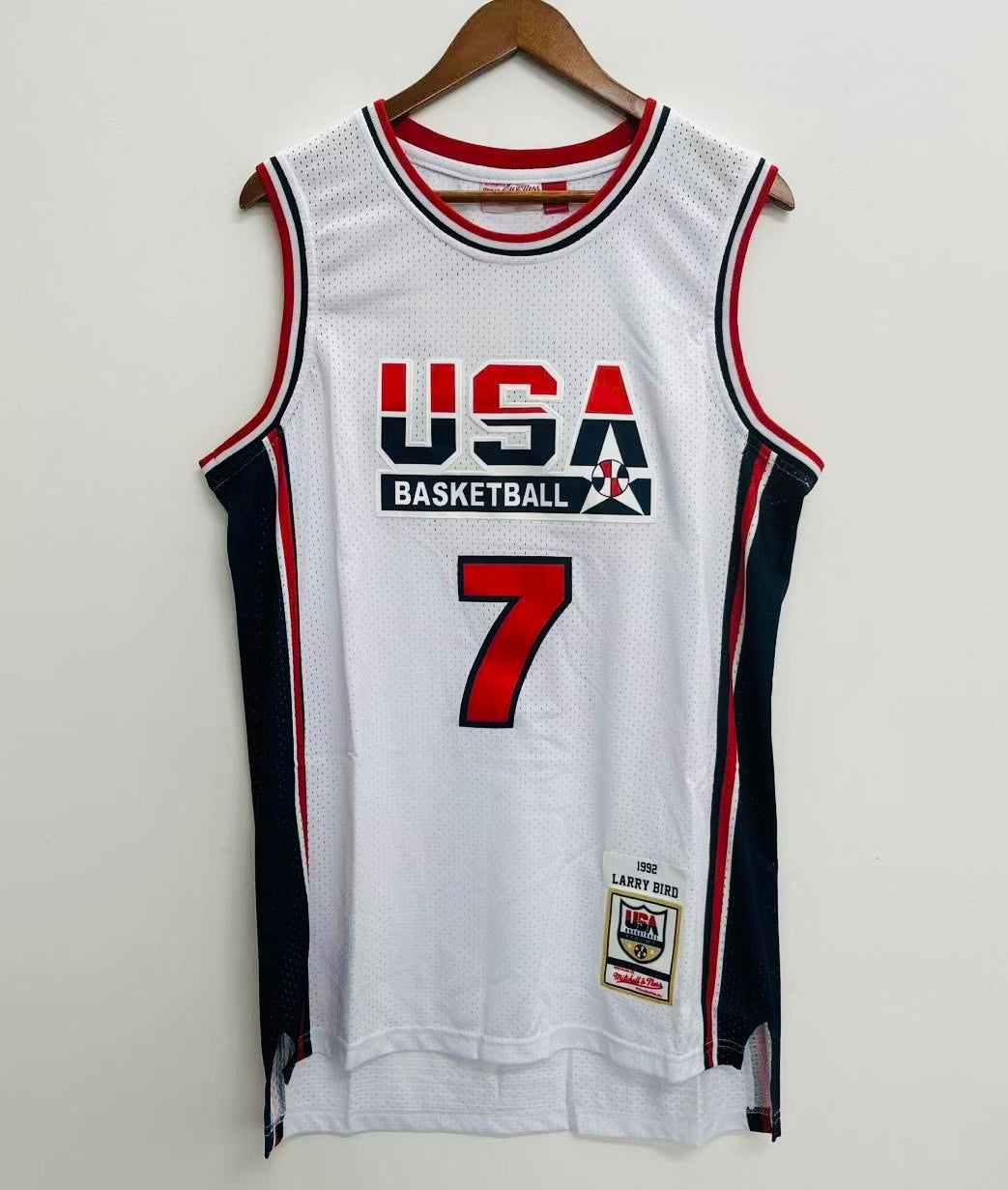 Larry Bird 1992 USA Dream Team Jersey Mitchell & Ness White product image 2