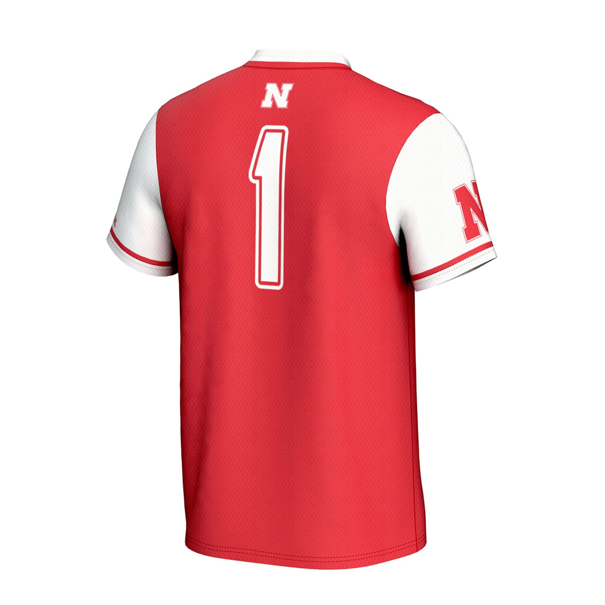 Nebraska Huskers Lightweight Collegiate Softball Fashion Jersey - Scarlet product image 4, provided for visual reference and