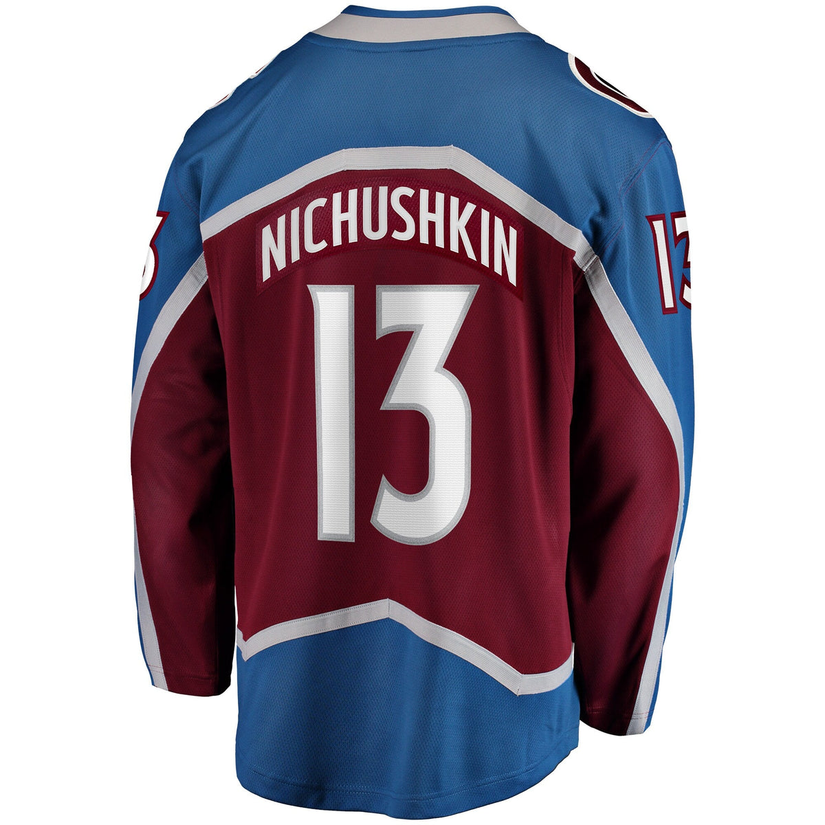 Colorado Avalanche Valeri Nichushkin Burgundy Breakaway Player Jersey product image 4, provided for visual reference and