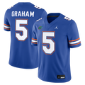 Myles Graham Florida Gators Game Football Jersey - Royal product image 1, provided for visual reference and product detail