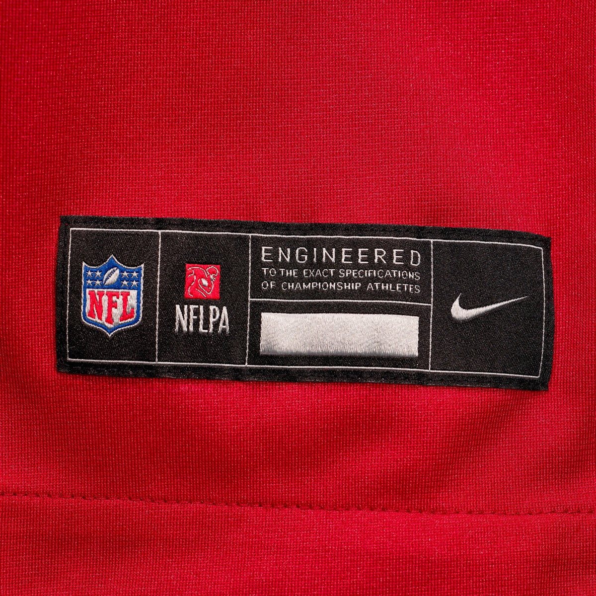 Kansas City Chiefs Jaylon Moore Red Team Game Jersey product image 6, provided for visual reference and product detail review