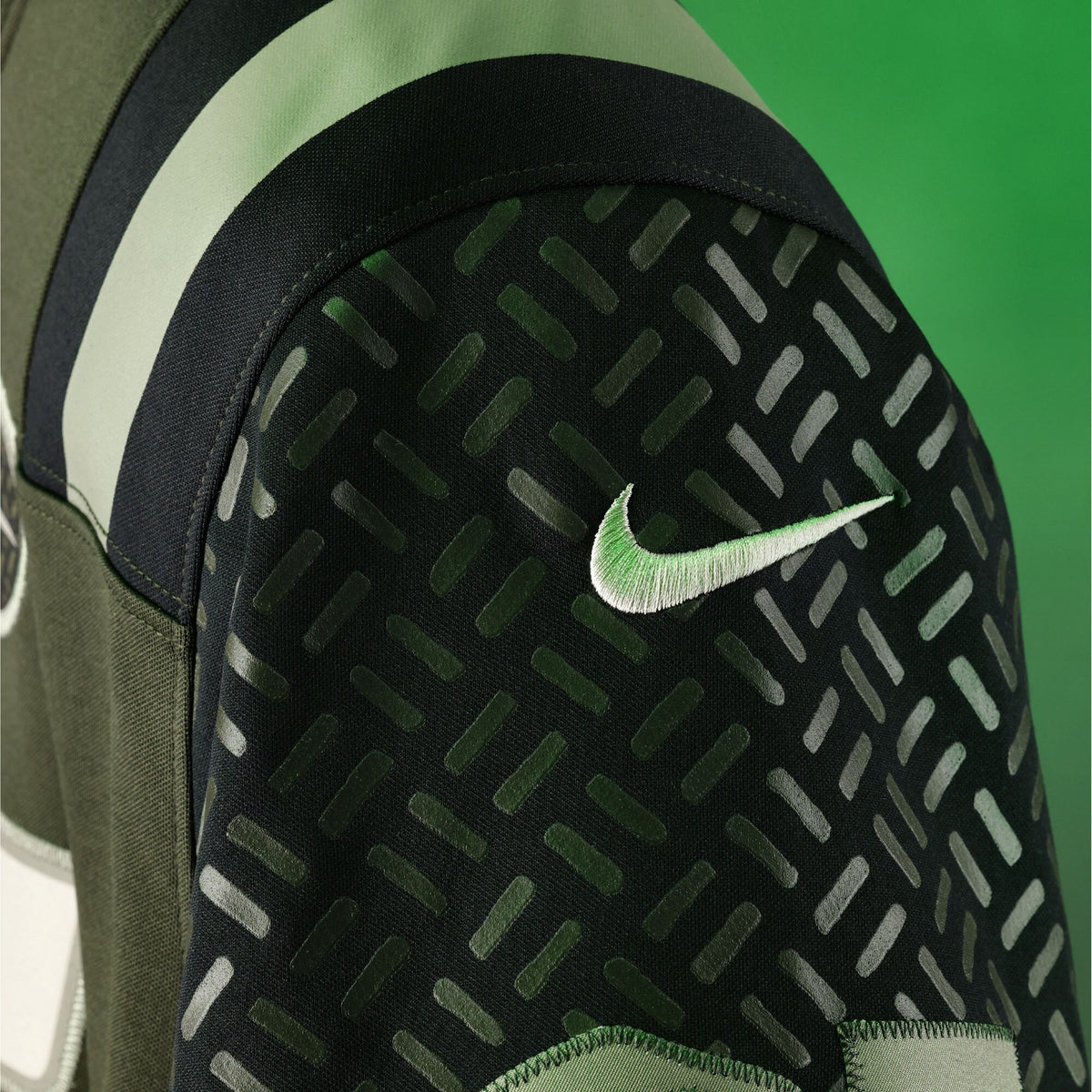 New York Jets Breece Hall Gotham Green 2025 Rivalries Collection Stitched Limited Jersey product image 7, provided for