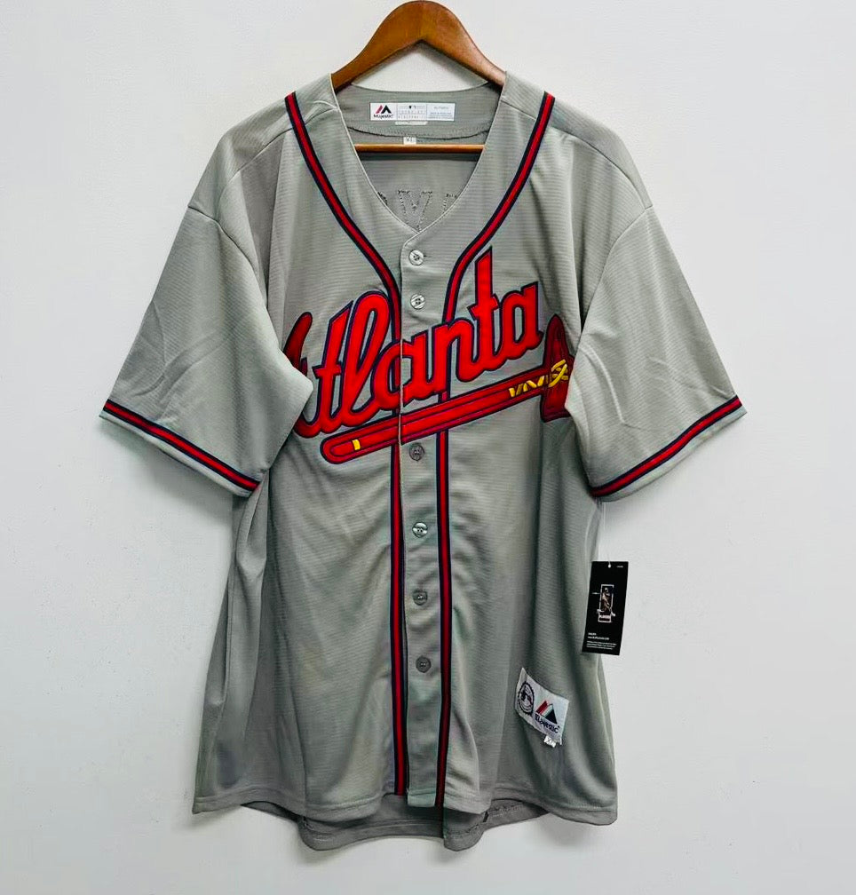 Otis Nixon Atlanta Braves Official MLB Jersey Majestic product image 2