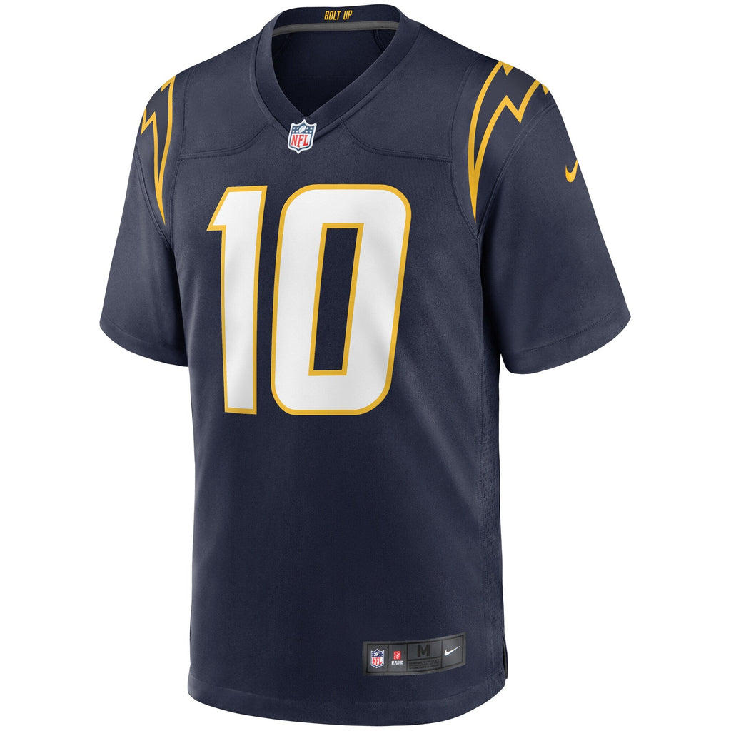 Los Angeles Chargers Justin Herbert Navy Alternate Game Jersey product image 3, provided for visual reference and product