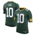 Green Bay Packers Jordan Love Green Team Vapor Untouchable Limited Jersey product image 1, provided for visual reference and