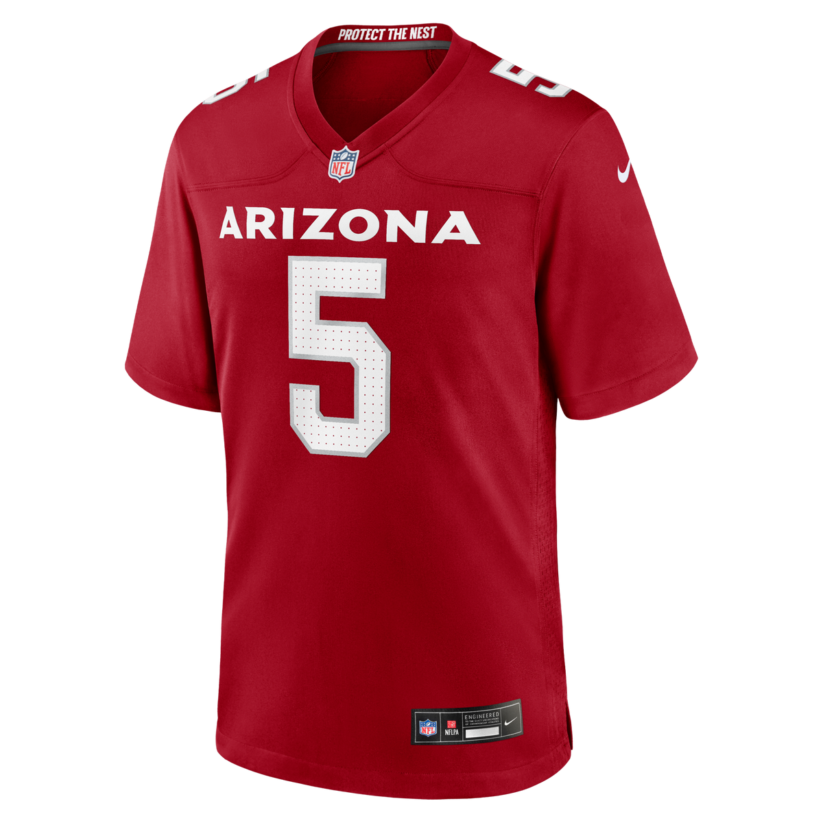 Arizona Cardinals Baron Browning Cardinal Team Game Jersey product image 2, provided for visual reference and product detail