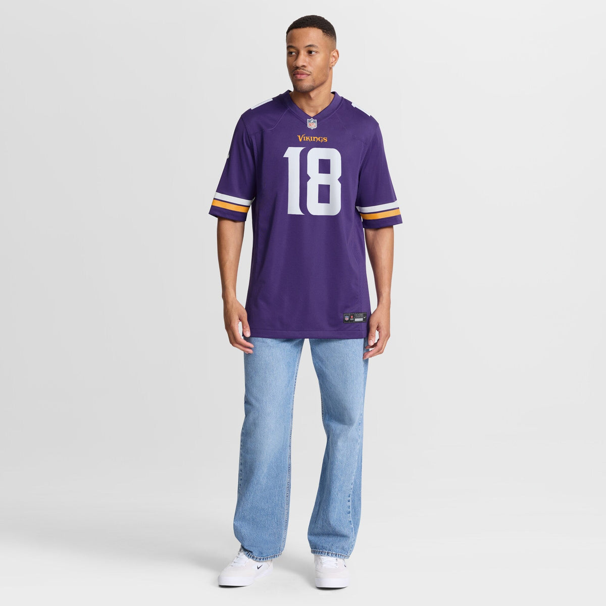 Minnesota Vikings Kyler Murray Purple Game Jersey product image 5, provided for visual reference and product detail review