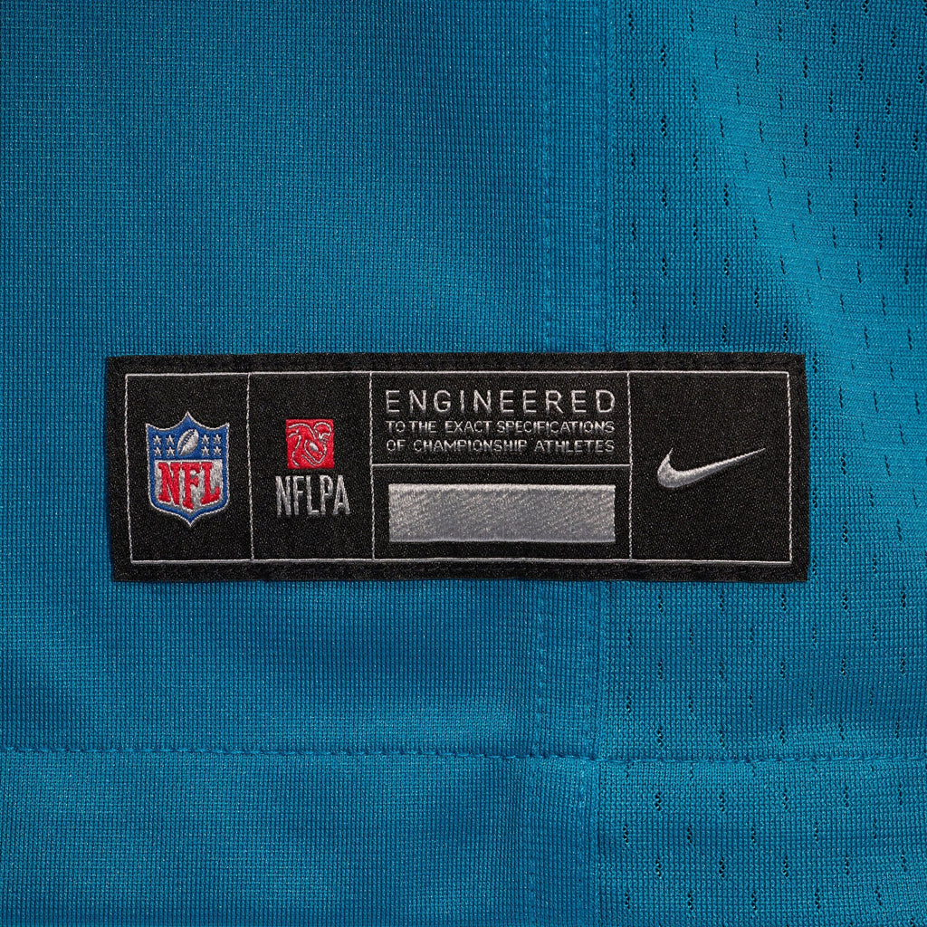 Jacksonville Jaguars Teal Custom Team Game Jersey product image 6, provided for visual reference and product detail review