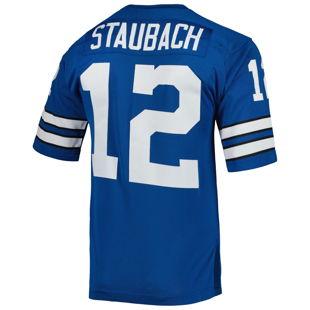 Dallas Cowboys 1971 Roger Staubach Royal Authentic Throwback Retired Player Jersey product image 3, provided for visual