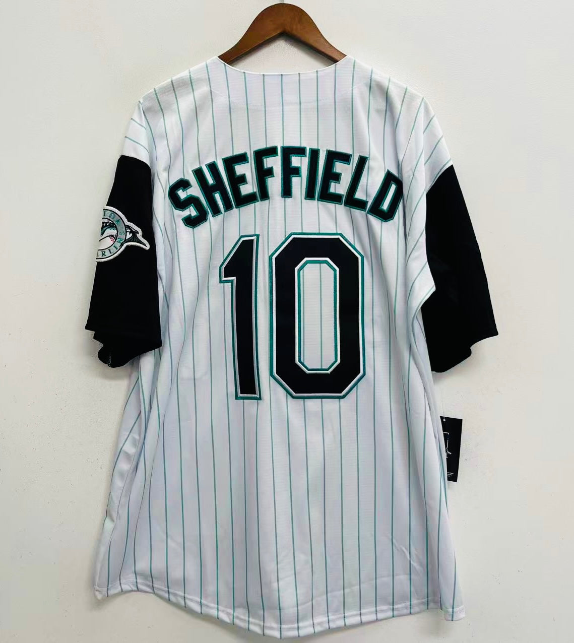 Gary Sheffield Florida Marlins 1997 Official MLB Jersey product image 1