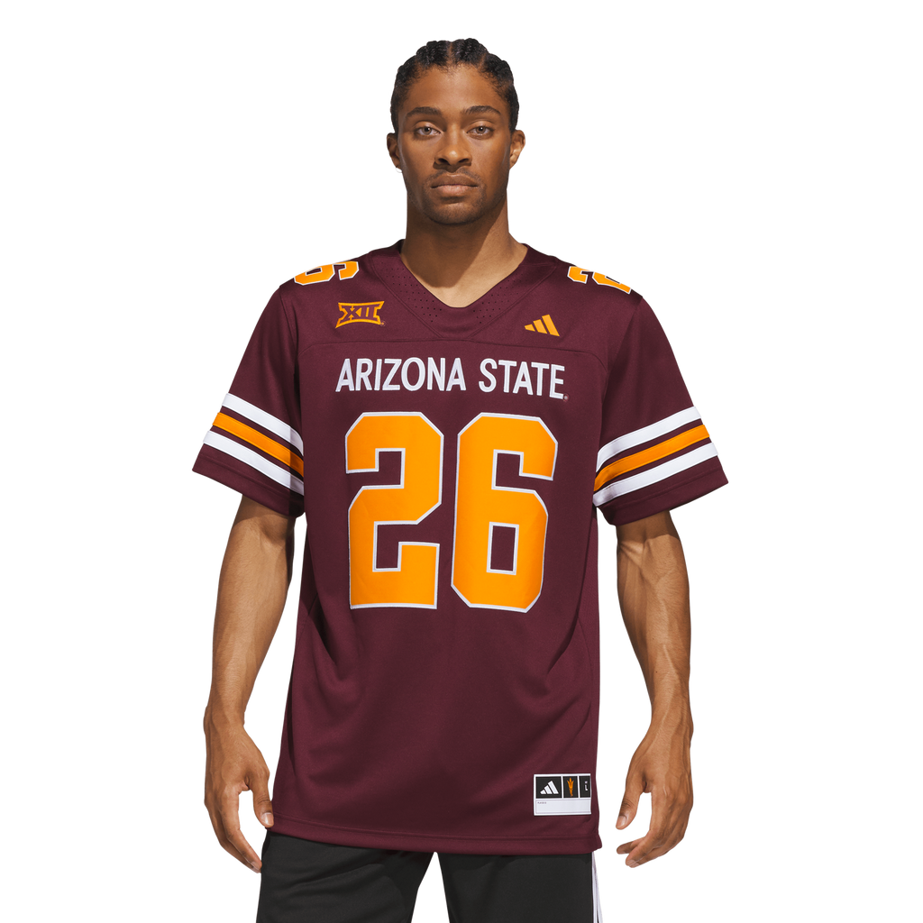 #26 Arizona State Sun Devils Roses & Devils Premier Strategy Jersey - Maroon product image 2, provided for visual reference