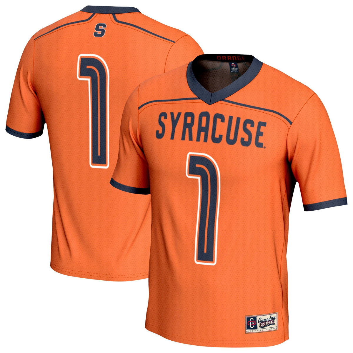 Syracuse Orange Lightweight Lacrosse Fashion Jersey - Orange product image 2, provided for visual reference and product