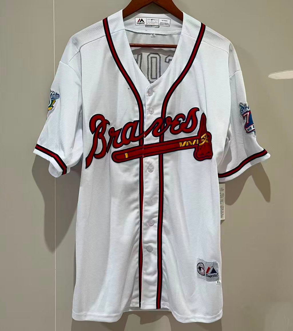 Bobby Cox Atlanta Braves Official MLB Majestic Jersey Blue product image 6