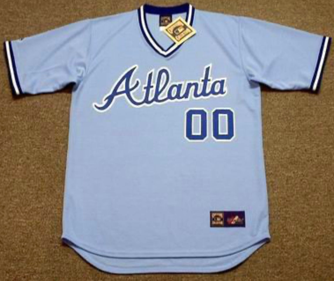 Any name & Number Custom 1980’s Atlanta Braves Official MLB product image 2