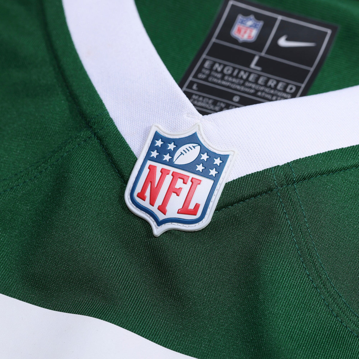New York Jets Minkah Fitzpatrick Legacy Green Game Jersey product image 7, provided for visual reference and product detail