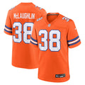 Denver Broncos Jaleel McLaughlin Orange Mile High Collection 1977 Throwback Player Game Jersey product image 1, provided for