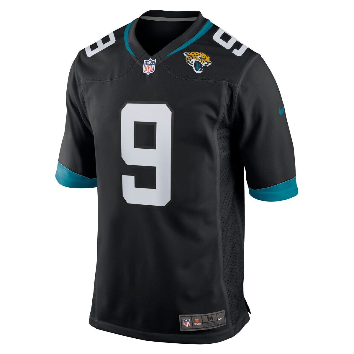 Jacksonville Jaguars Logan Cooke Black Game Jersey product image 3, provided for visual reference and product detail review