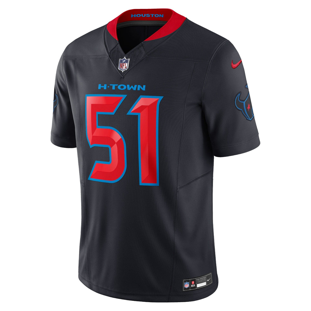 Houston Texans Will Anderson Jr. Navy 2nd Alternate Vapor F.U.S.E. Limited Jersey product image 2, provided for visual