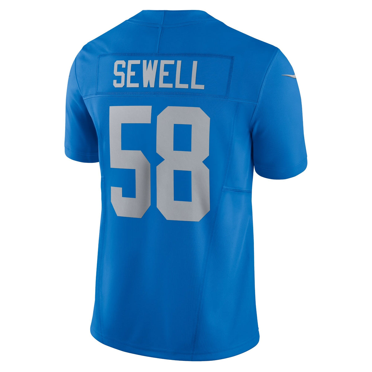 Detroit Lions Penei Sewell Blue Vapor F.U.S.E. Alternate Limited Jersey product image 4, provided for visual reference and