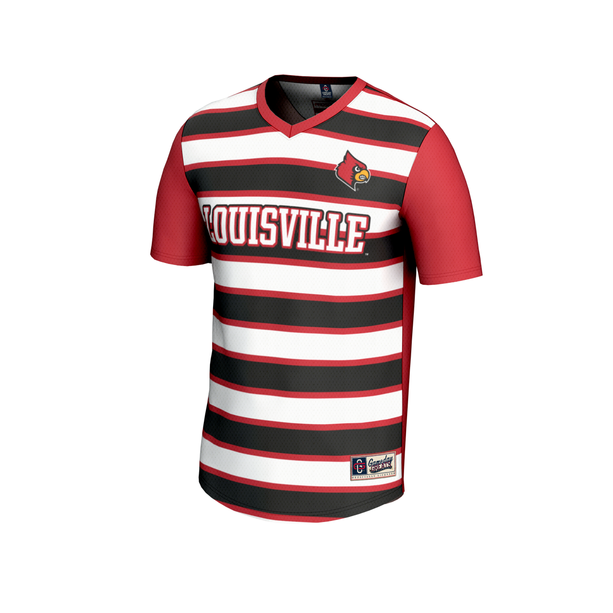 Louisville Cardinals Soccer NIL Pick-A-Player Fashion Jersey - Red product image 3, provided for visual reference and