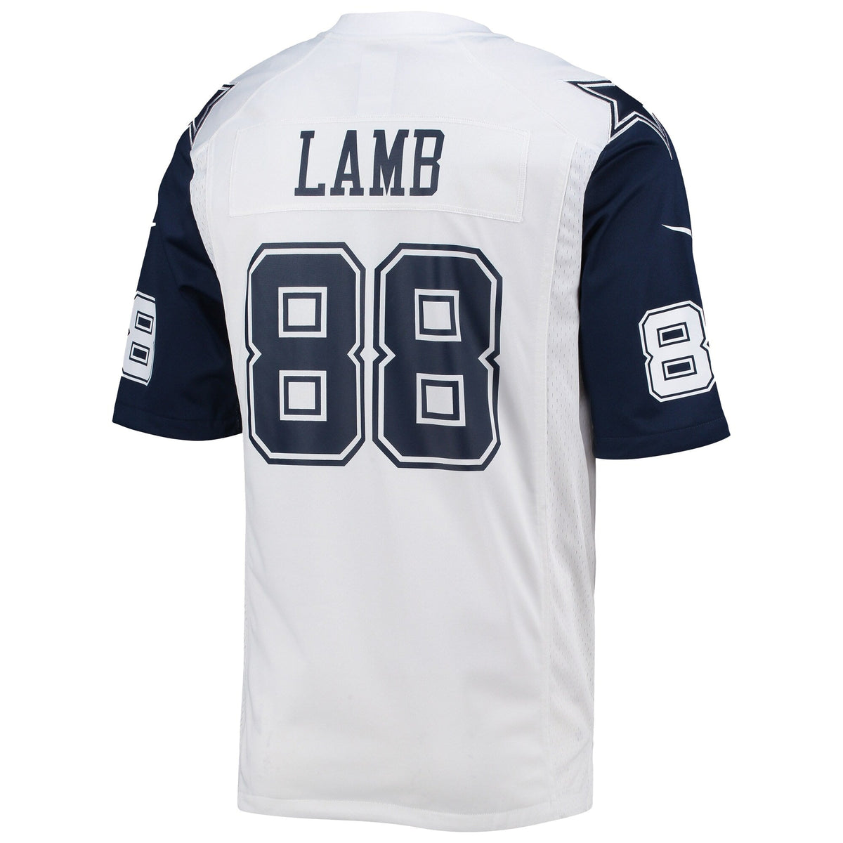 Dallas Cowboys CeeDee Lamb White Alternate Game Team Jersey product image 4, provided for visual reference and product