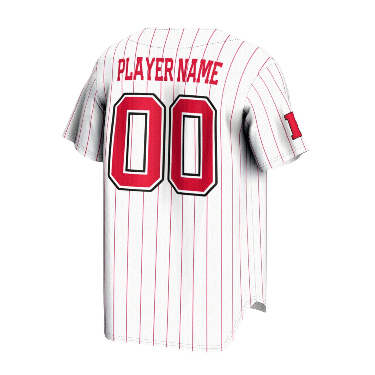 Rutgers Scarlet Knights NIL Pick-A-Player Lightweight Baseball Jersey - White product image 4, provided for visual reference
