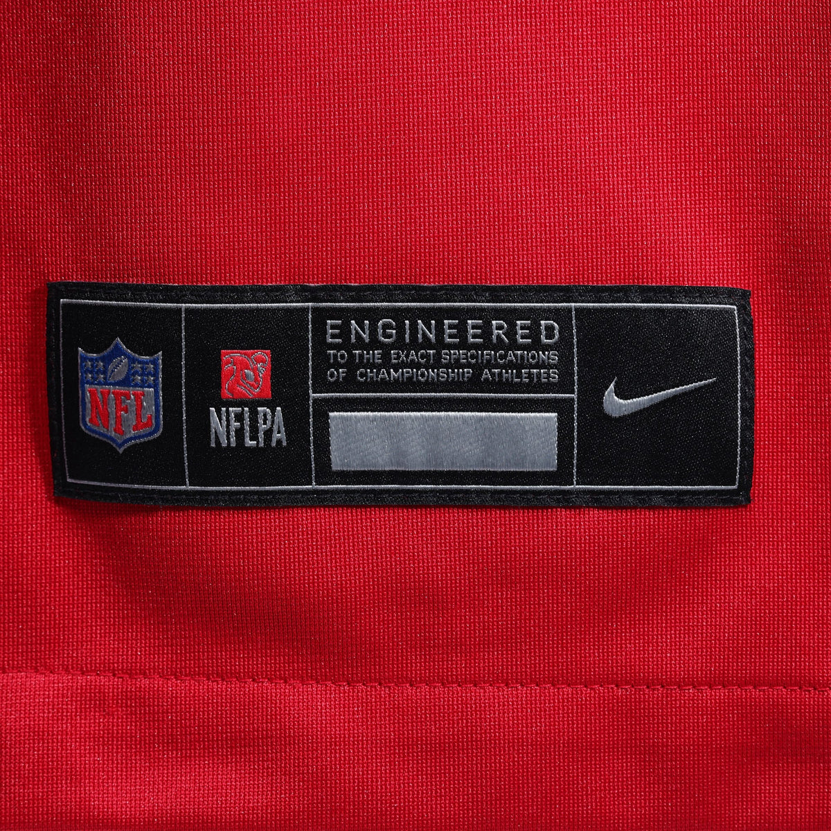 Red Tampa Bay Buccaneers Team Custom Game Jersey product image 6, provided for visual reference and product detail review