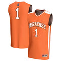 #1 Syracuse Orange Lightweight Collegiate Basketball Fashion Jersey - Orange product image 1, provided for visual reference