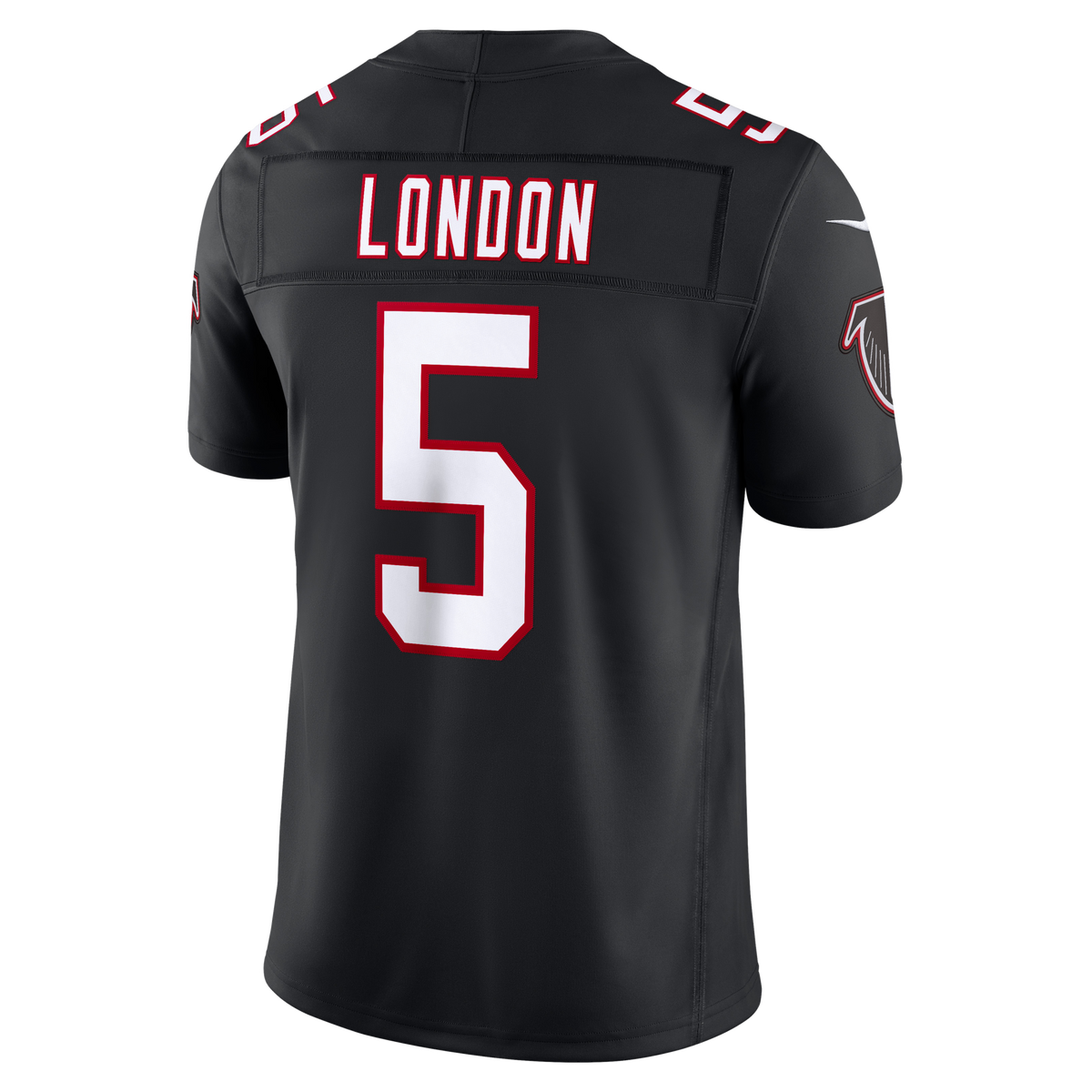 Atlanta Falcons Drake London Black Alternate Throwback Vapor F.U.S.E. Stitched Limited Jersey product image 4, provided for