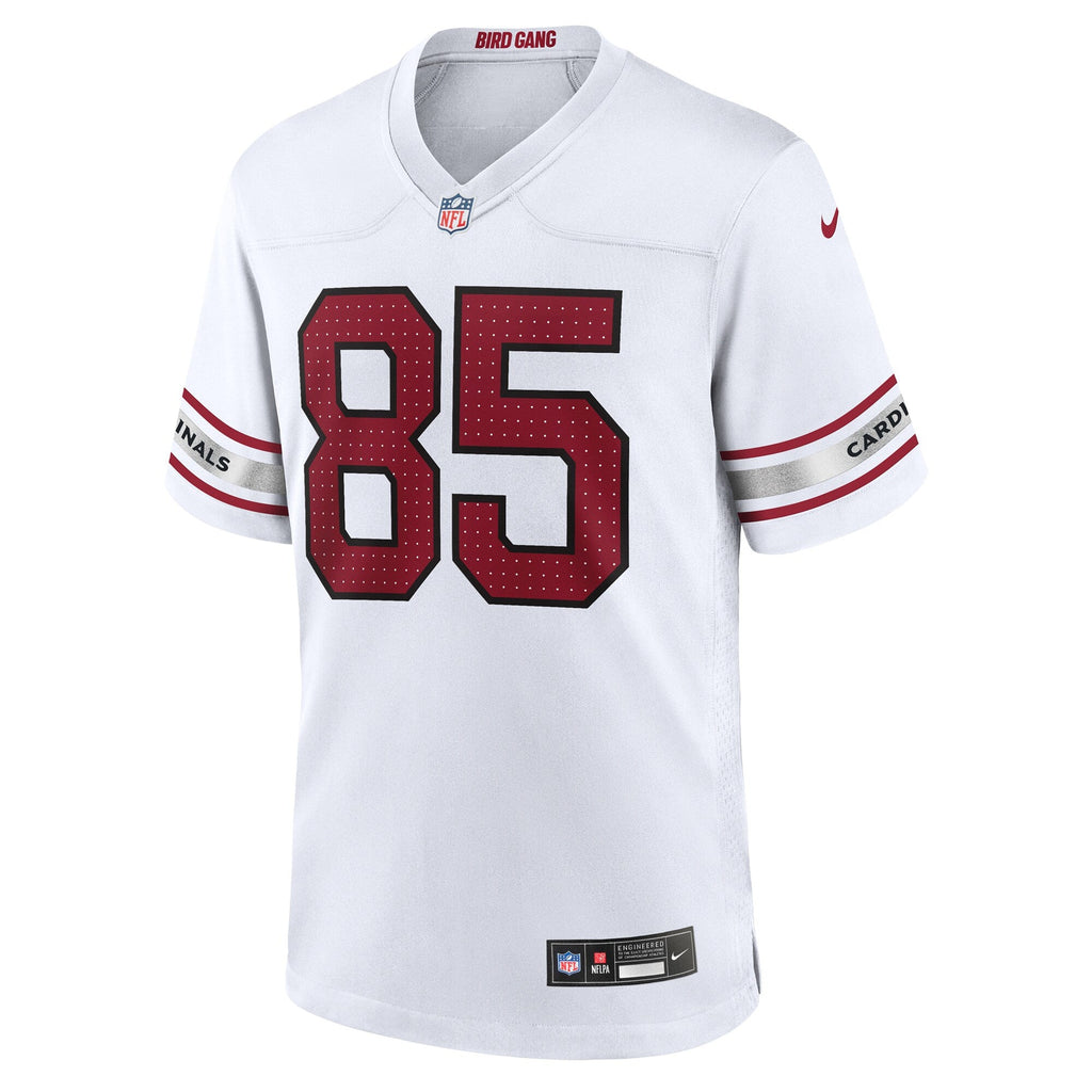 Arizona Cardinals Trey McBride White Game Jersey product image 3, provided for visual reference and product detail review
