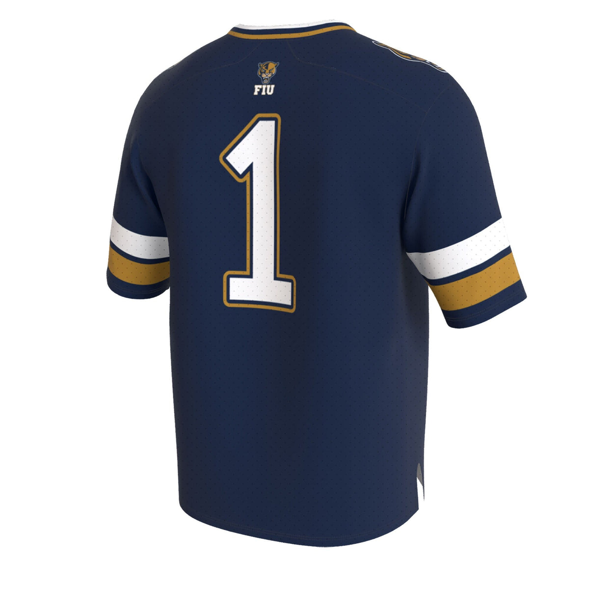 FIU Panthers Lightweight Collegiate Football Fashion Jersey - Navy product image 4, provided for visual reference and