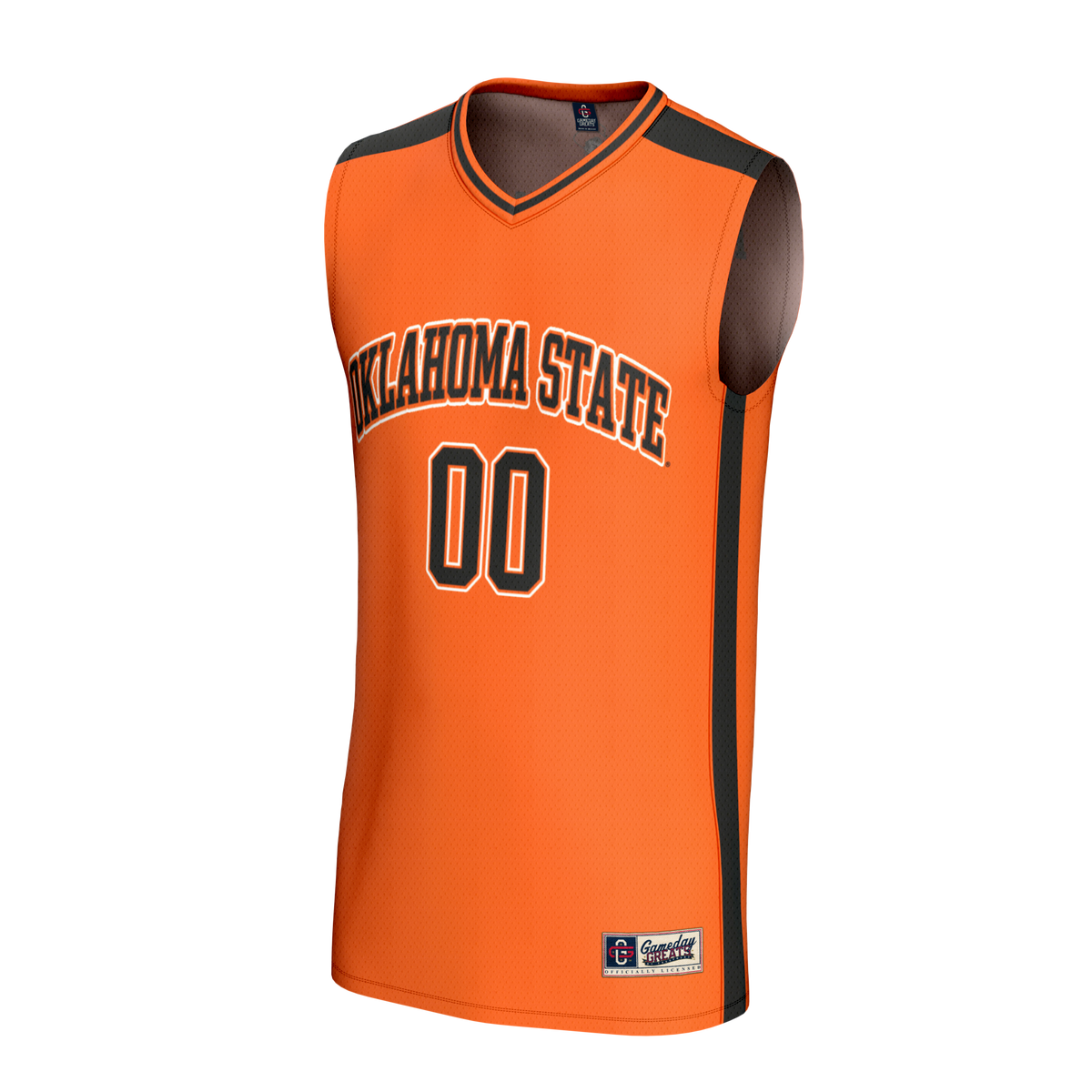 Oklahoma State Cowboys Lightweight Collegiate Basketball NIL Pick-A-Player Fashion Jersey - Orange product image 3, provided