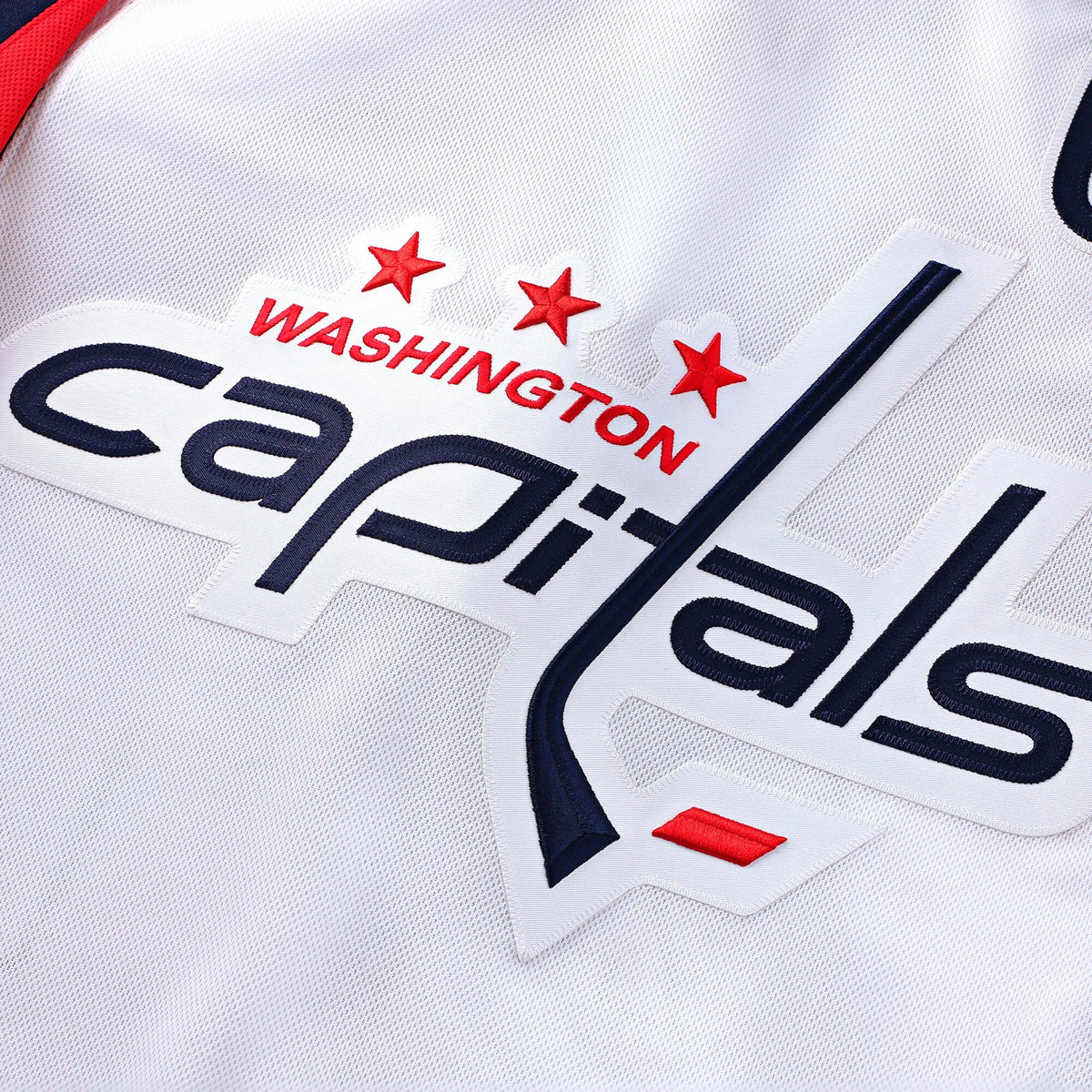 Washington Capitals Alexander Ovechkin White Away Premium Jersey product image 5, provided for visual reference and product