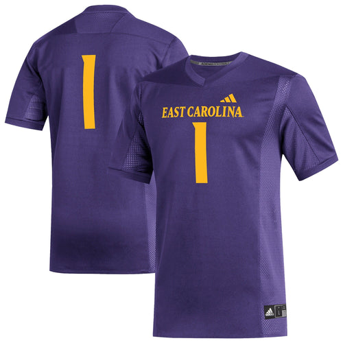 #1 ECU Pirates Replica Football Jersey - Purple product image 2, provided for visual reference and product detail review