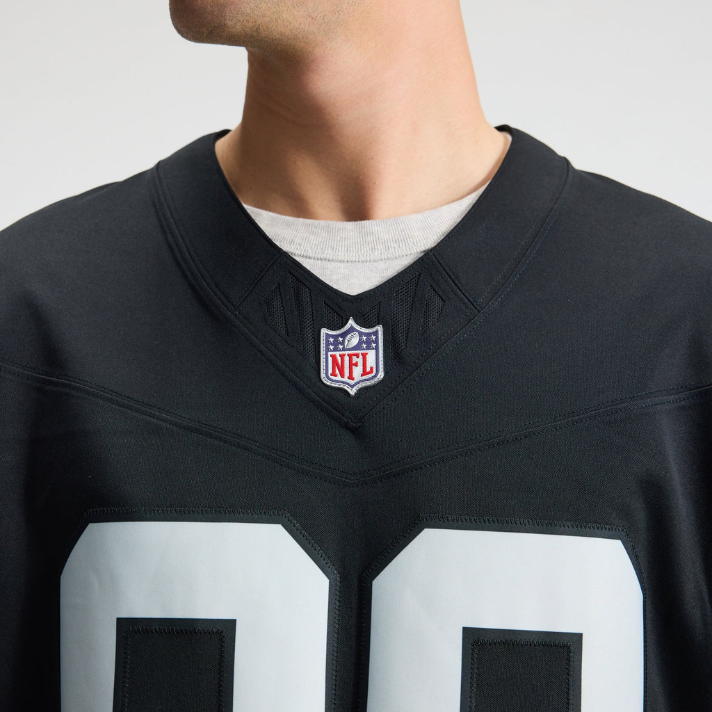 Las Vegas Raiders Brock Bowers Black Team Vapor F.U.S.E. Stitched Limited Jersey product image 9, provided for visual