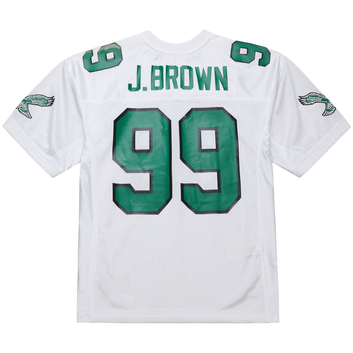 Philadelphia Eagles Jerome Brown White 1991 Authentic Throwback Retired Player Jersey product image 4, provided for visual