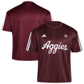 Texas A&M Aggies Soccer Fashion Jersey - Maroon product image 1, provided for visual reference and product detail review