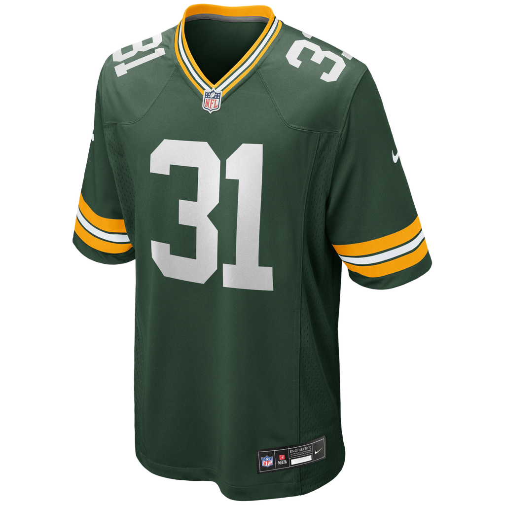 Green Bay Packers Jim Taylor Green Game Retired Player Jersey product image 2, provided for visual reference and product