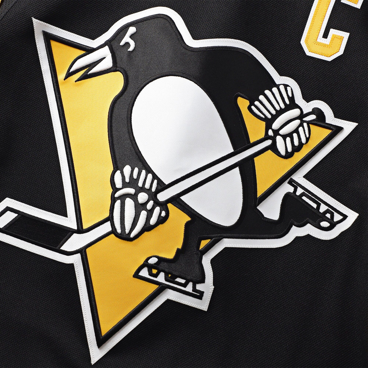 Pittsburgh Penguins Erik Karlsson Black Home Premium Jersey product image 5, provided for visual reference and product