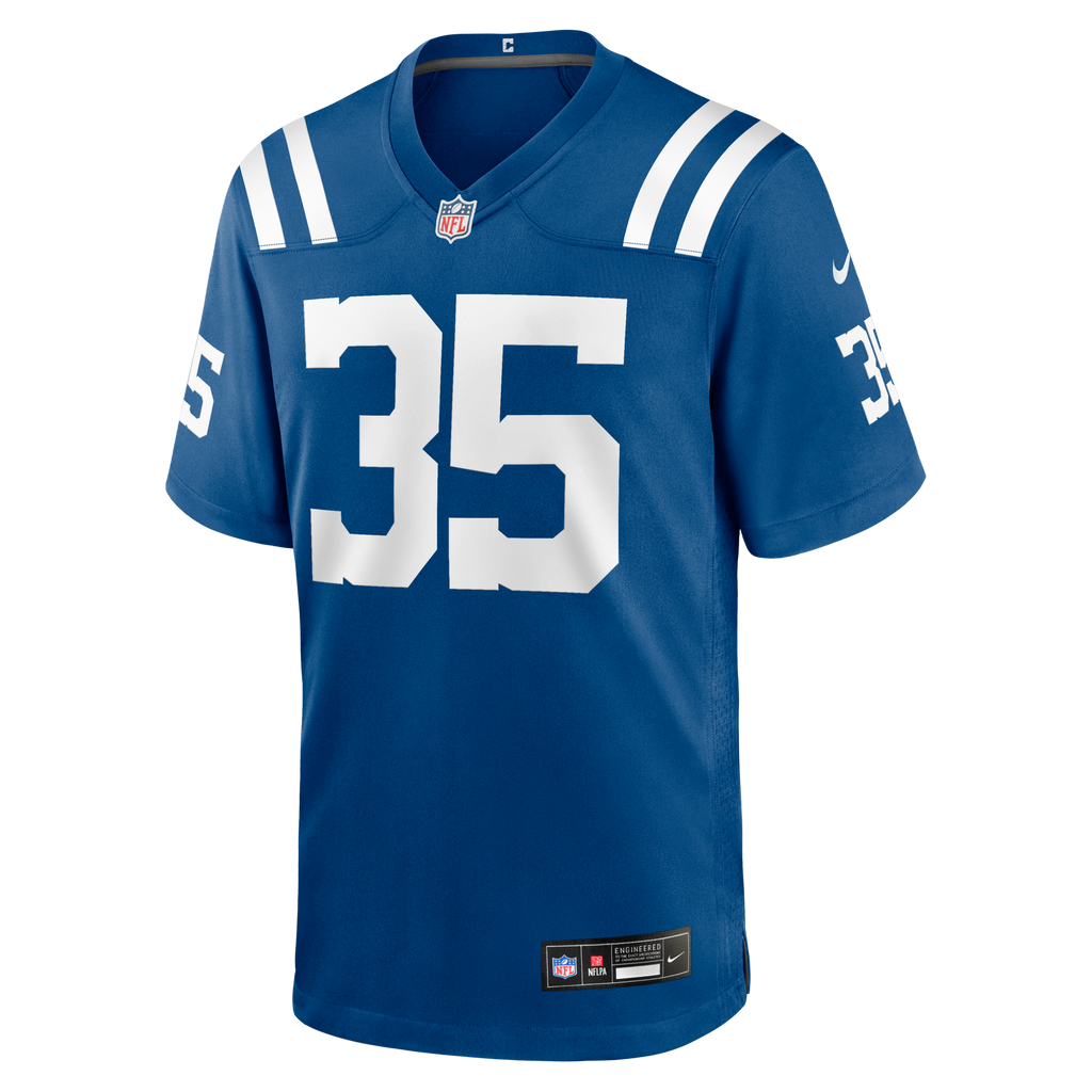 Indianapolis Colts Johnathan Edwards Royal Team Game Jersey product image 2, provided for visual reference and product