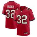 Tampa Bay Buccaneers James Wilder Red Game Retired Player Jersey product image 1, provided for visual reference and product