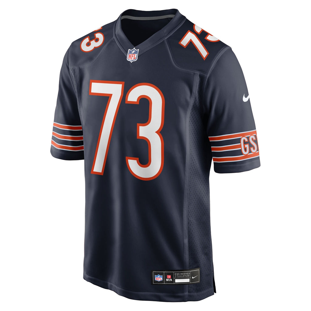 Chicago Bears Jonah Jackson Navy Team Game Jersey product image 3, provided for visual reference and product detail review