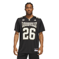 #26 Louisville Cardinals For the Ville Premier Strategy Jersey - Black product image 1, provided for visual reference and