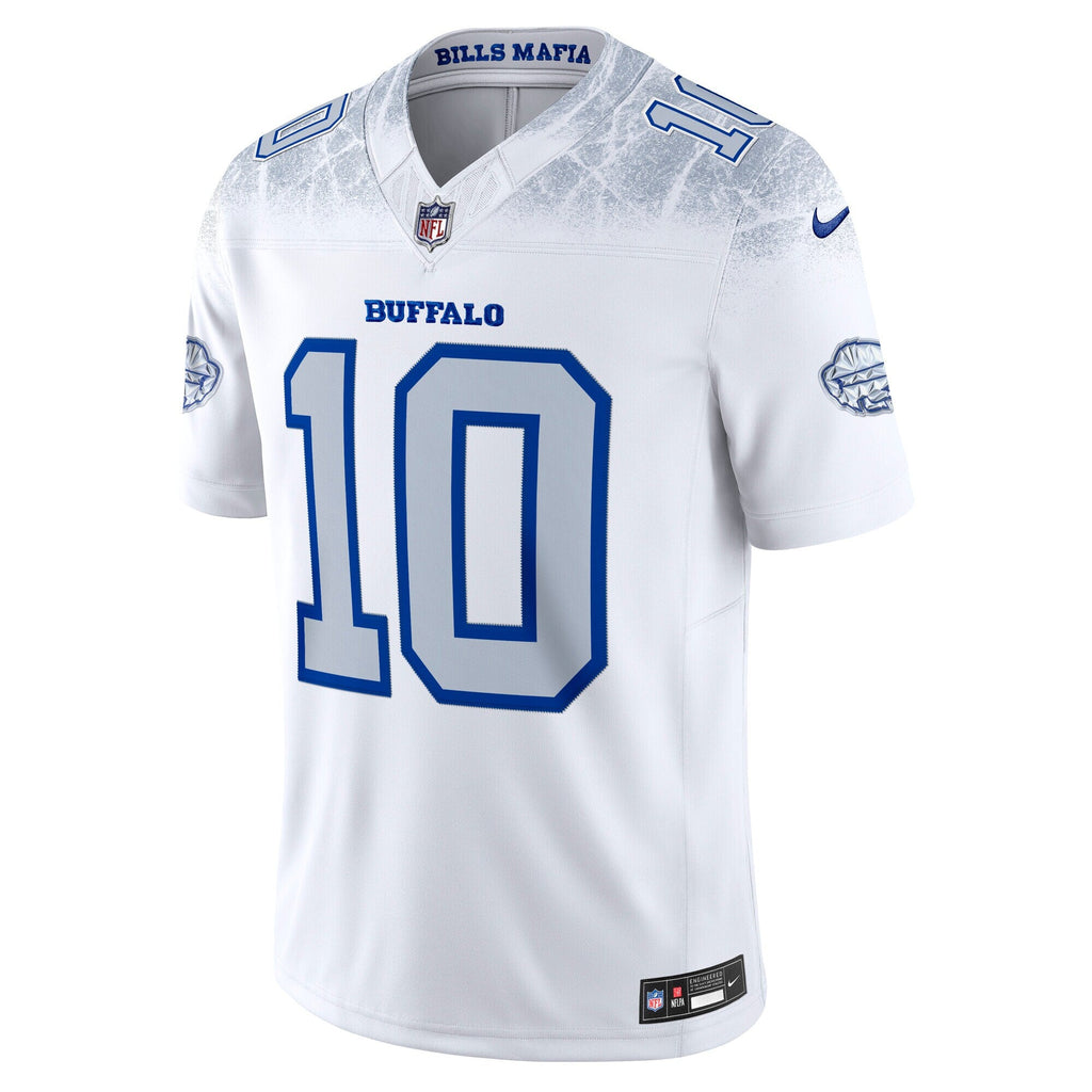 Buffalo Bills Khalil Shakir White 2025 Rivalries Collection Stitched Limited Jersey product image 3, provided for visual