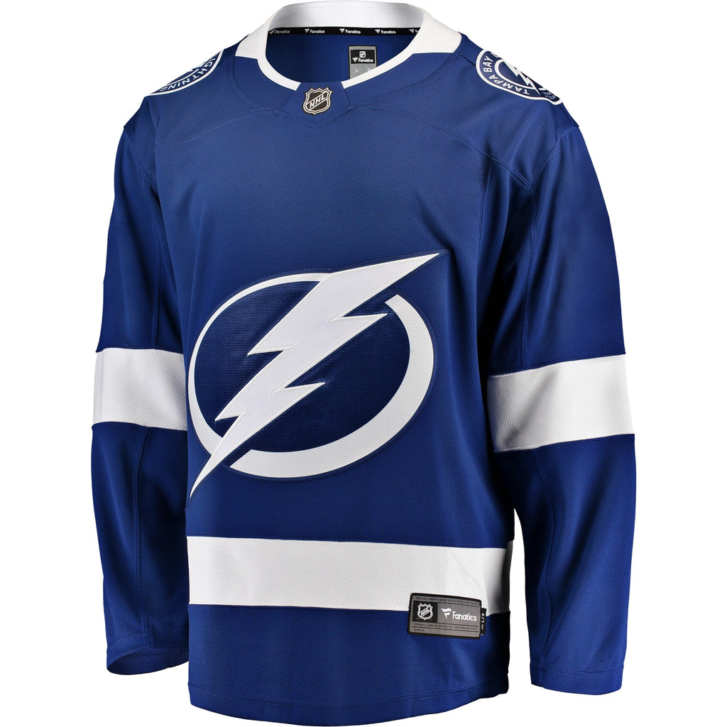 Tampa Bay Lightning Blue Breakaway Home Jersey product image 3, provided for visual reference and product detail review