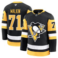 Pittsburgh Penguins Evgeni Malkin Black Home Premium Jersey product image 1, provided for visual reference and product
